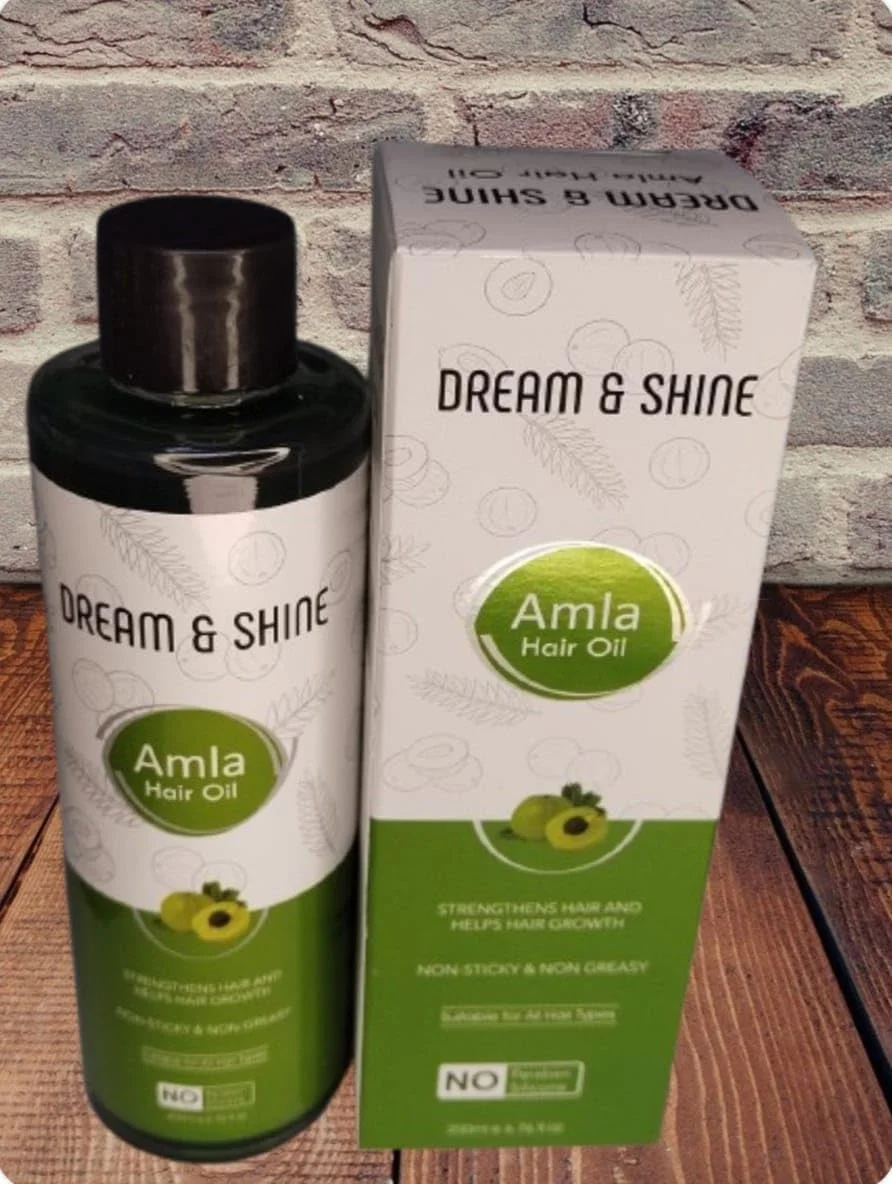 روغن موی آملا Dream & Shine، غیر چسبنده و غیر روغنی، فاقد پارابن، 200 میلی لیتر، مناسب برای انواع مو