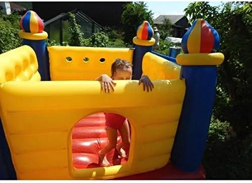 قلعه بادی کودک اینتکس مناسب فعالیت های داخل و خارج از خانه به همراه پمپ دستی مدل 48259 قلعه بادی کودک اینتکس مناسب فعالیت های داخل و خارج از خانه به همراه پمپ دستی مدل 48259