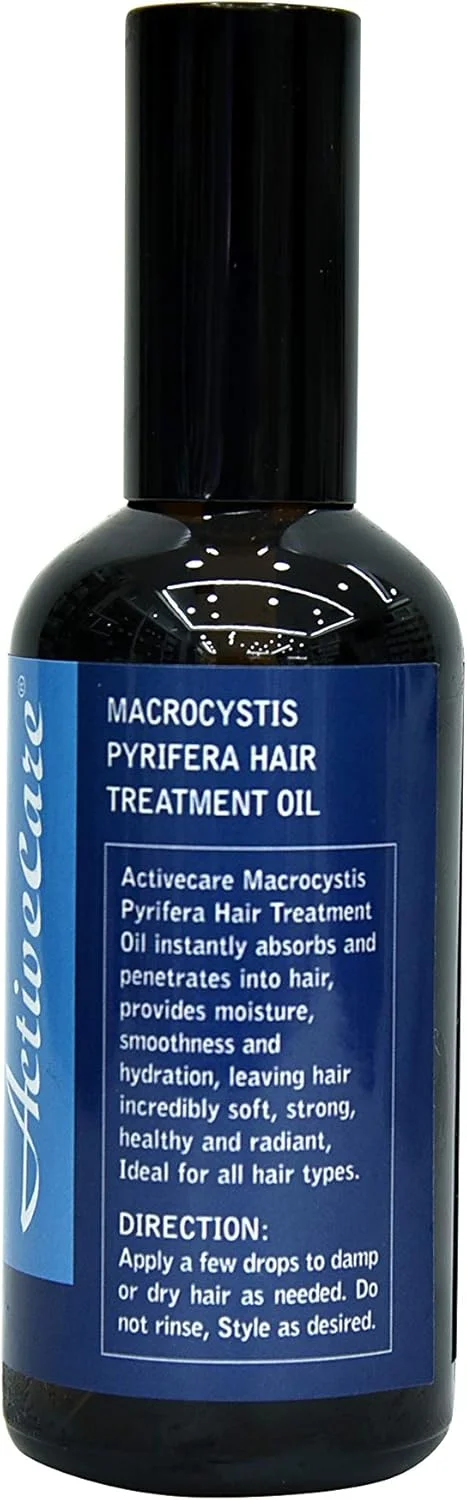 روغن درمانی حرفه ای ماکروسیستیس | ۱۰۰ میلی لیتر - مناسب موهای خشک و وز، ساخته شده از گیاهان دریای آبی عمیق | روغن طبیعی - رطوبت، نرمی و آبرسانی، مناسب برای انواع مو