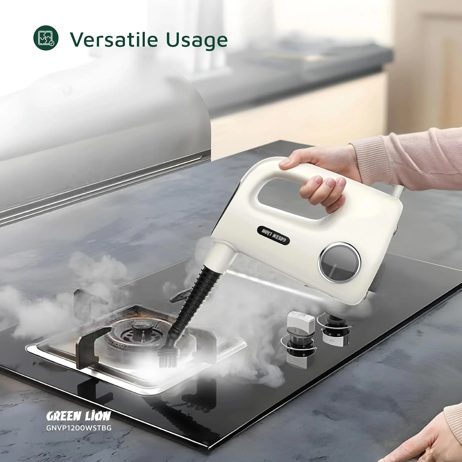 بخارشوی گرین لاین Vapor Pro با توان 1200 وات - بژ