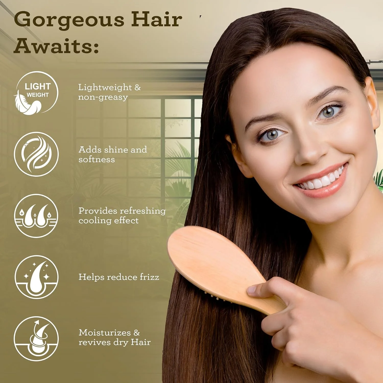 روغن رزماری نعناع GuruNanda برای رشد مو با کراتین و ویتامین E - تقویت کننده پوست سر، درخشش و استحکام مو - 100% طبیعی و بدون تست حیوانی، ۲۳۶ میلی لیتر