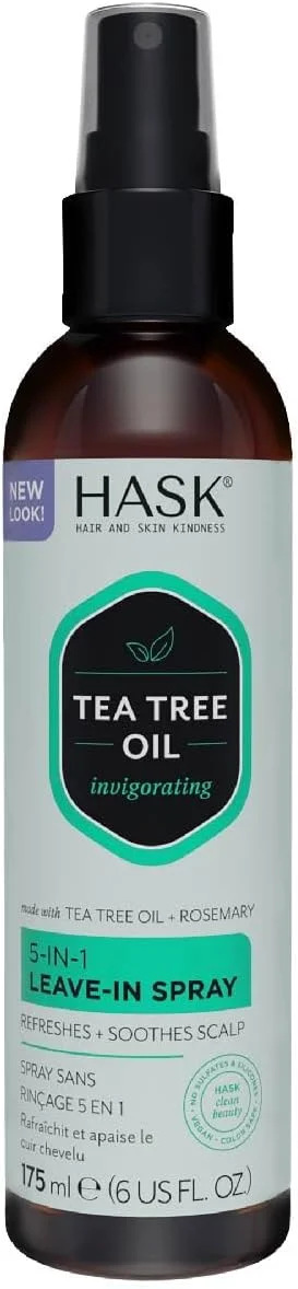 اسپری موی 5 در 1 حاوی روغن درخت چای و رزماری هاسک 175 میلی لیتر