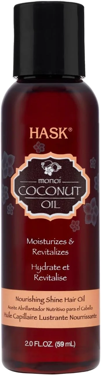 روغن موی نارگیل Hask برای تغذیه و درخشش مو، 59 میلی لیتر