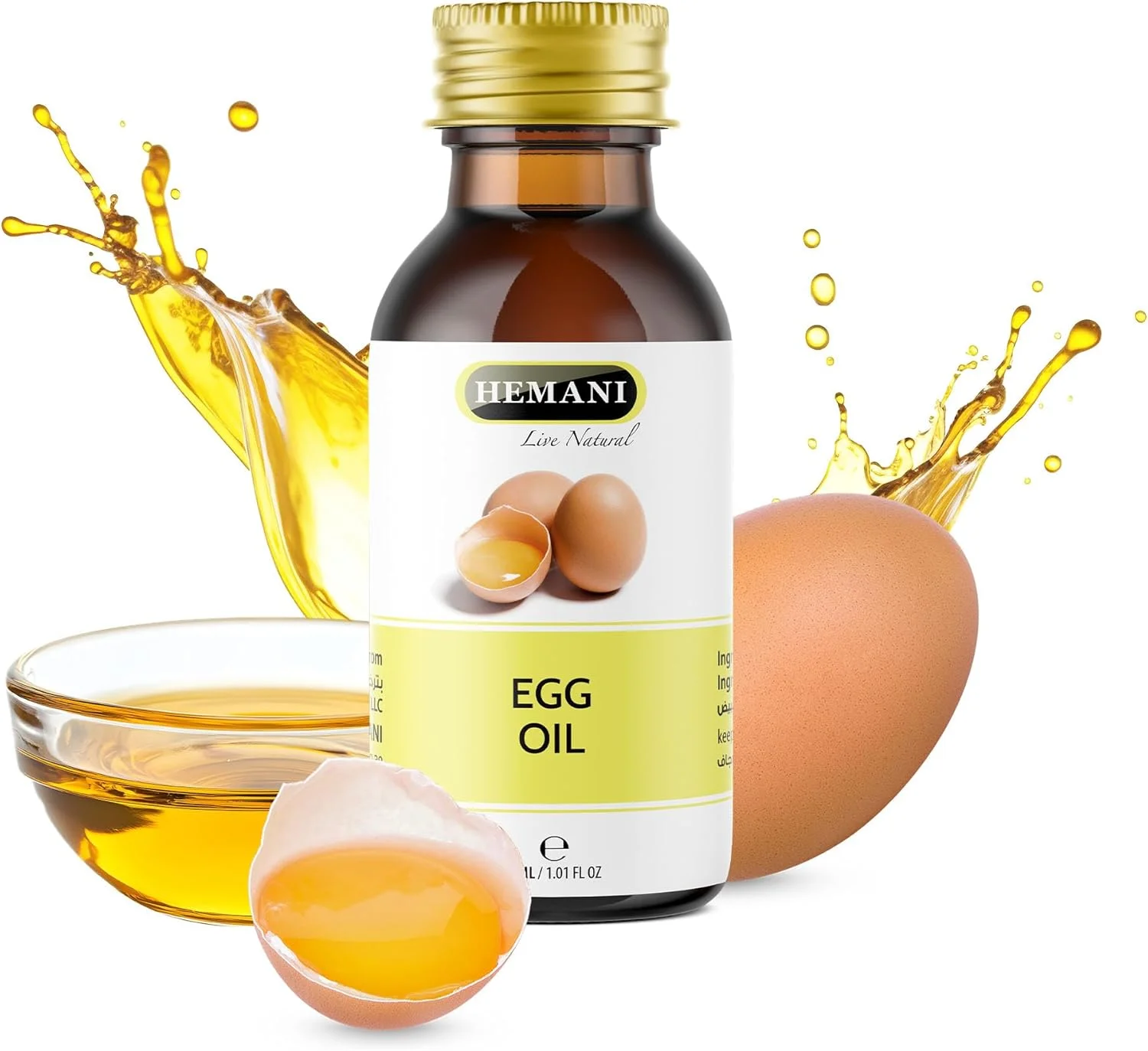 روغن گیاهی تخم مرغ همانی 30 میلی لیتر