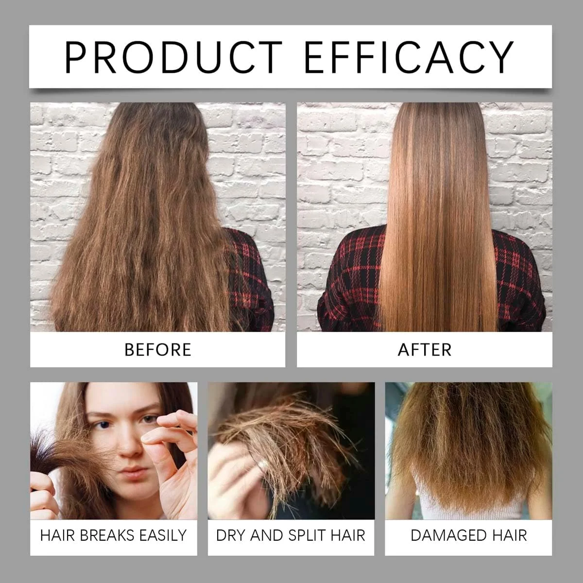 سرم ترمیم کننده مو Hoegoa، روغن مراقبتی فوری و مغذی مو در 7 ثانیه برای موهای وز و آسیب دیده، آبرسان، باز کننده گره و صاف کننده مو، 100 میلی لیتر