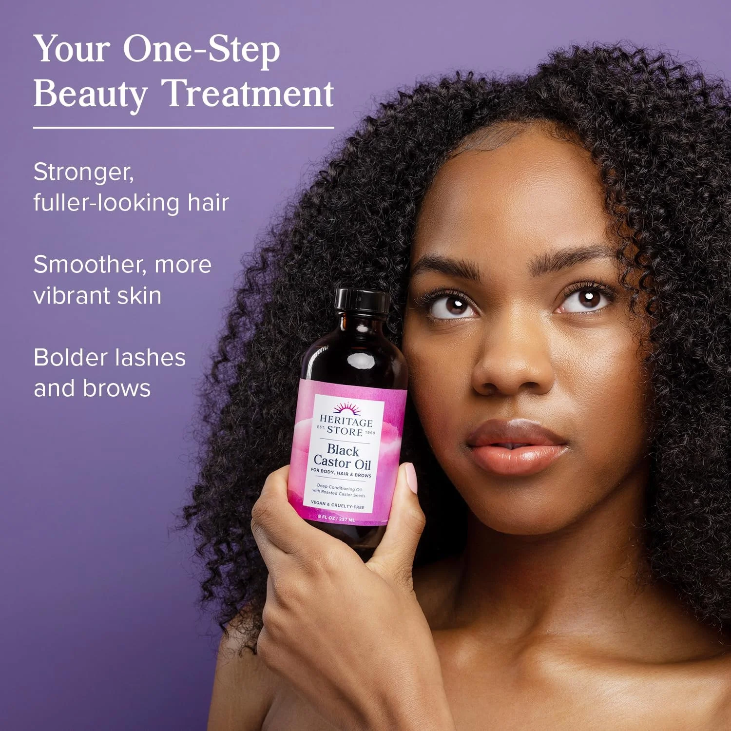 روغن کرچک سیاه هریتج استور (بدون عطر) 236 میلی لیتر