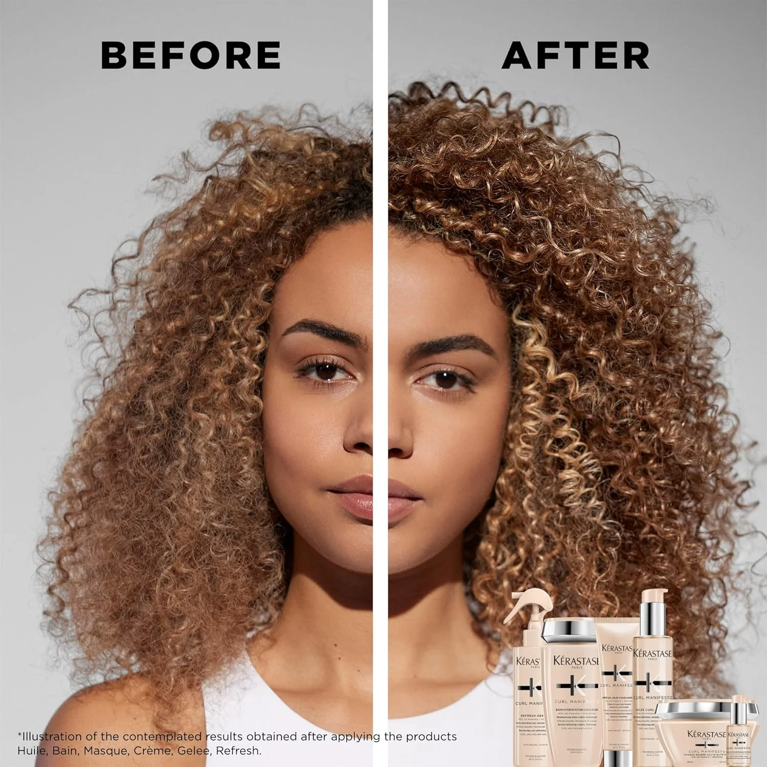 روغن مو و پوست سر چند منظوره مغذی و ترمیم کننده Kérastase Curl Manifesto Huile Sublime Repair حجم 50 میلی لیتر