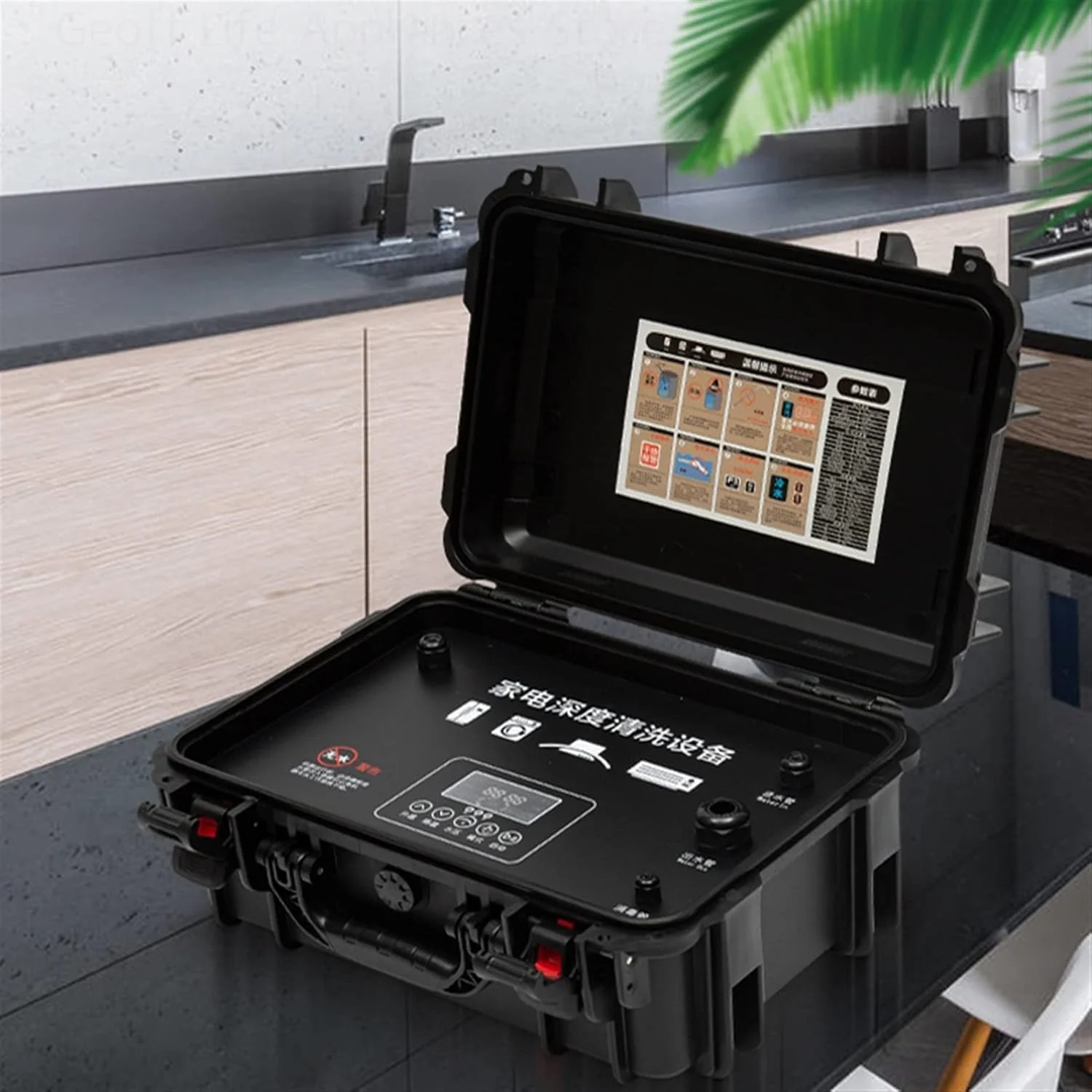 بخارشوی مولد بخار، بخارشوی فشار قوی برای تمیز کردن کولر خودرو، دستگاه تمیز کننده با دمای بالا برای اثاثه یا لوازم داخلی