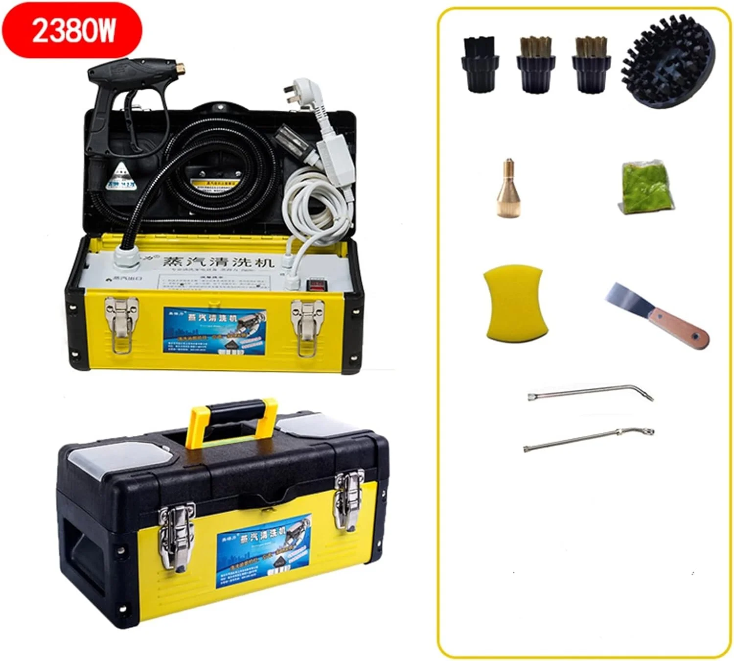 دستگاه تمیز کننده بخار برقی با دمای بالا، دستگاه تمیز کننده بخار، فشار قوی، مناسب برای تهویه مطبوع، هود آشپزخانه و تمیز کردن خودرو دستگاه تمیز کننده بخار برقی با دمای بالا، دستگاه تمیز کننده بخار، فشار قوی، مناسب برای تهویه مطبوع، هود آشپزخانه و تمیز کردن خودرو