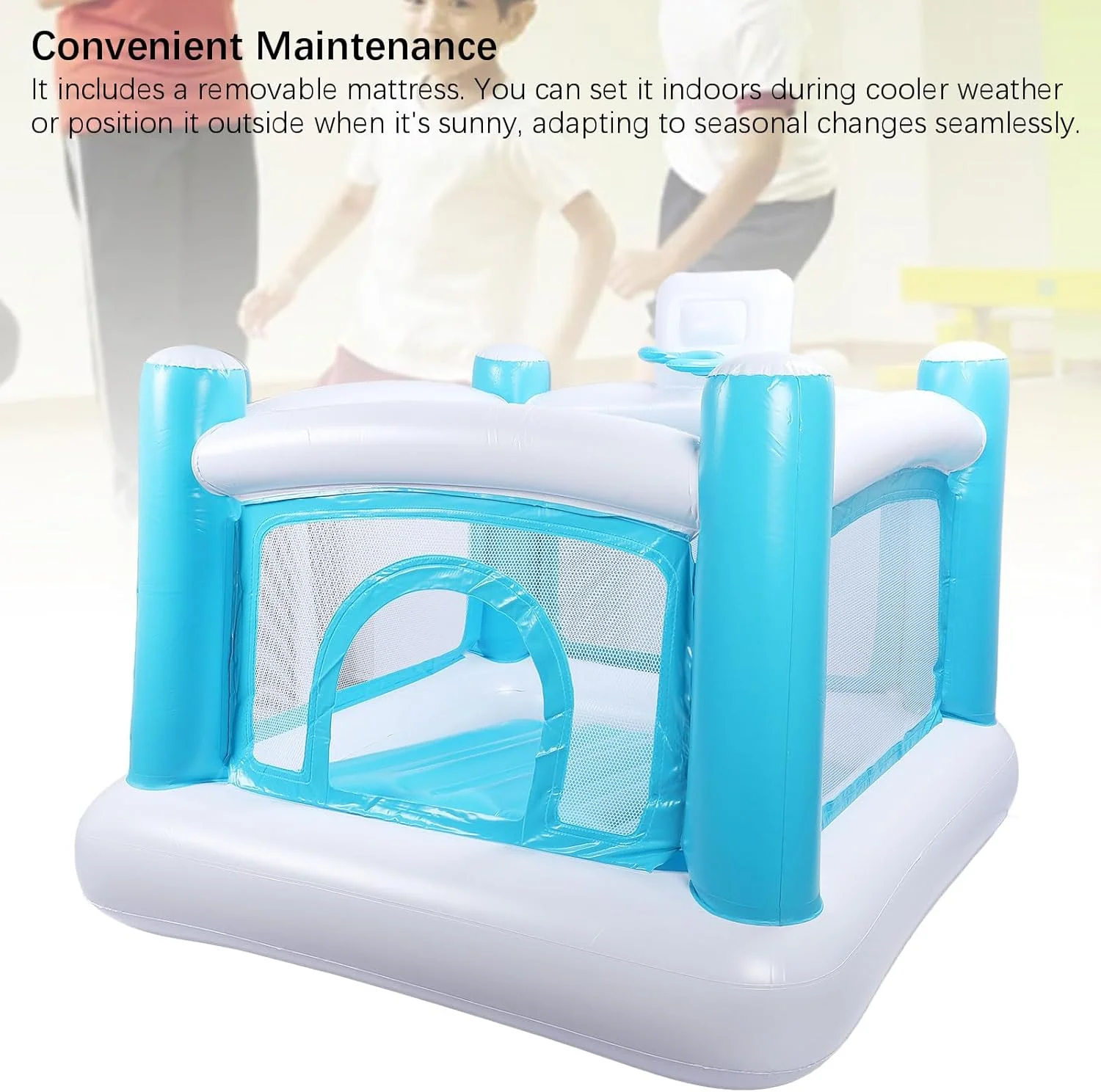 قلعه بادی پی وی سی ممتاز با دیواره های توری، قلعه بادی قابل حمل و چند منظوره، عالی برای رویدادها، به راحتی ترکیب یا جداگانه استفاده می شود، شامل تشک قابل جابجایی قلعه بادی پی وی سی ممتاز با دیواره های توری، قلعه بادی قابل حمل و چند منظوره، عالی برای رویدادها، به راحتی ترکیب یا جداگانه استفاده می شود، شامل تشک قابل جابجایی