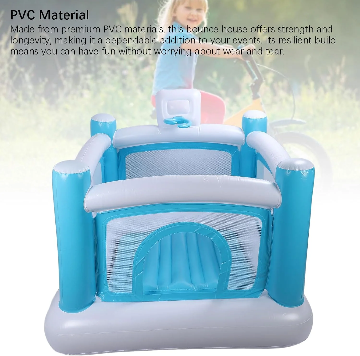 قلعه بادی پی وی سی ممتاز با دیواره های توری، قلعه بادی قابل حمل و چند منظوره، عالی برای رویدادها، به راحتی ترکیب یا جداگانه استفاده می شود، شامل تشک قابل جابجایی قلعه بادی پی وی سی ممتاز با دیواره های توری، قلعه بادی قابل حمل و چند منظوره، عالی برای رویدادها، به راحتی ترکیب یا جداگانه استفاده می شود، شامل تشک قابل جابجایی