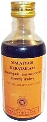 روغن موی گیاهی کوتاتکال آریا ویدیا سالا کوتاتکال مالاتایادی کرالا - 200 میلی لیتر