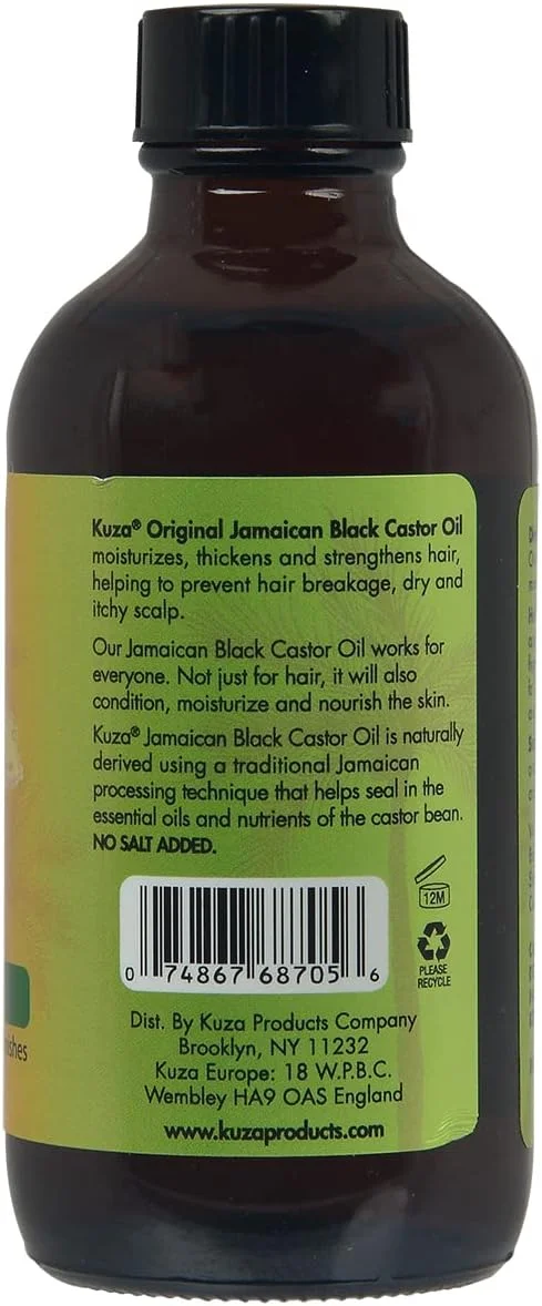 روغن کرچک سیاه جامائیکایی کوزا، درمان پوست و مو (اصلی) ۱۱۸ میلی لیتر