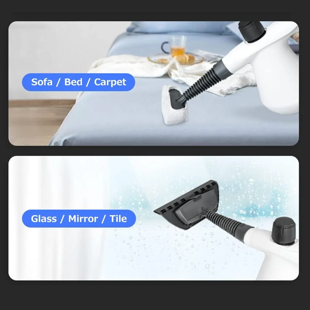 بخارشوی دستی کوچک، پاک کننده قوی آلودگی و بو، دمای بالا، مناسب برای نظافت روزانه منزل و آشپزخانه بخارشوی دستی کوچک، پاک کننده قوی آلودگی و بو، دمای بالا، مناسب برای نظافت روزانه منزل و آشپزخانه