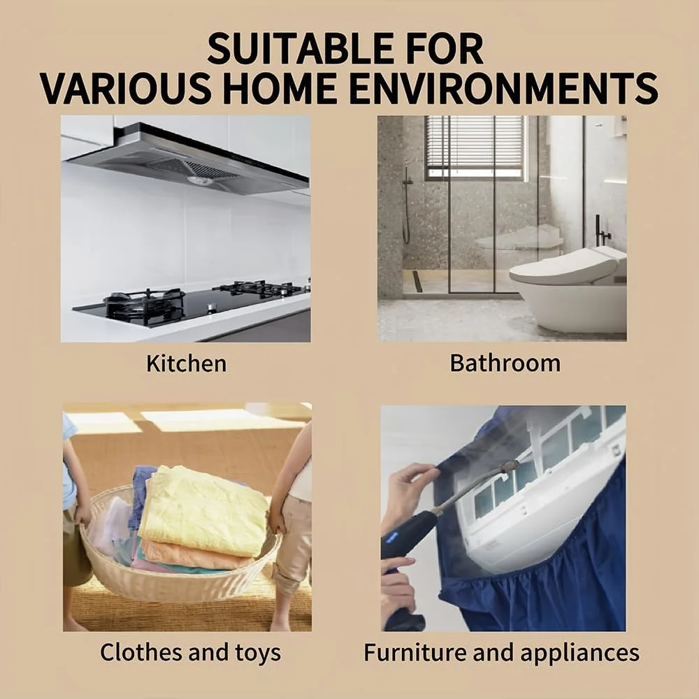 بخارشوی دستی، دسته قابل تنظیم 3 حالته، بخارشوی قابل حمل برای منزل، خودرو، آشپزخانه، مبلمان، کف، دیوار، حمام، تمیز کردن پنجره، مخزن 1.6 لیتری، به همراه 9 قطعه لوازم جانبی (زرد) بخارشوی دستی، دسته قابل تنظیم 3 حالته، بخارشوی قابل حمل برای منزل، خودرو، آشپزخانه، مبلمان، کف، دیوار، حمام، تمیز کردن پنجره، مخزن 1.6 لیتری، به همراه 9 قطعه لوازم جانبی (زرد)