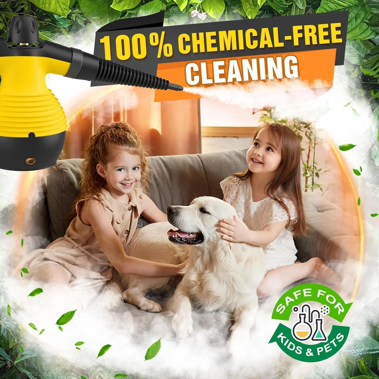 بخارشوی دستی HELEE با 9 قطعه لوازم جانبی، بخارشوی چند منظوره با قفل ایمنی، برس، شیشه پاک کن، مناسب برای خودرو، آشپزخانه، مبلمان، کاشی، 350 میلی لیتر، سیم برق 3 متری بخارشوی دستی HELEE با 9 قطعه لوازم جانبی، بخارشوی چند منظوره با قفل ایمنی، برس، شیشه پاک کن، مناسب برای خودرو، آشپزخانه، مبلمان، کاشی، 350 میلی لیتر، سیم برق 3 متری