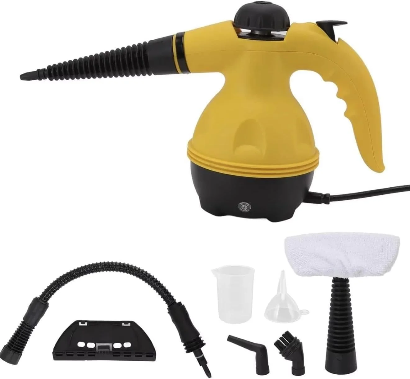 بخارشوی دستی 9 در 1 – بخارشوی پرفشار قابل حمل با گرم شدن سریع 30 ثانیه ای، تمیز کردن عمیق چند سطحی برای آشپزخانه، حمام، اثاثه یا لوازم داخلی و فضای داخلی خودرو – دوشاخه برق 220 ولت بخارشوی دستی 9 در 1 – بخارشوی پرفشار قابل حمل با گرم شدن سریع 30 ثانیه ای، تمیز کردن عمیق چند سطحی برای آشپزخانه، حمام، اثاثه یا لوازم داخلی و فضای داخلی خودرو – دوشاخه برق 220 ولت