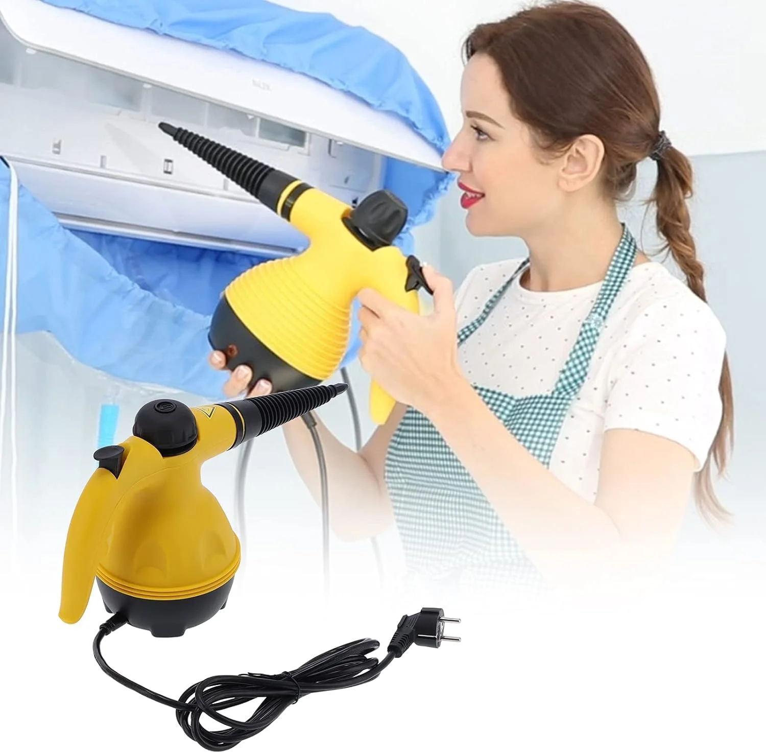 بخارشوی دستی، 1200 وات، ظرفیت 0.35 لیتر، چند منظوره برای خانه و خودرو بخارشوی دستی، 1200 وات، ظرفیت 0.35 لیتر، چند منظوره برای خانه و خودرو