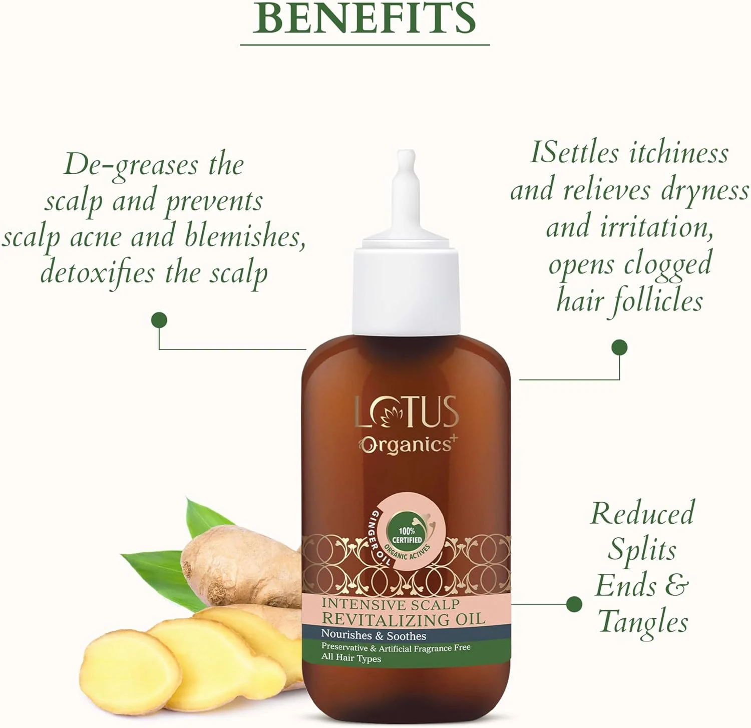 روغن احیا کننده قوی پوست سر لوتوس ارگانیکس پلاس ۱۰۰ میلی لیتر