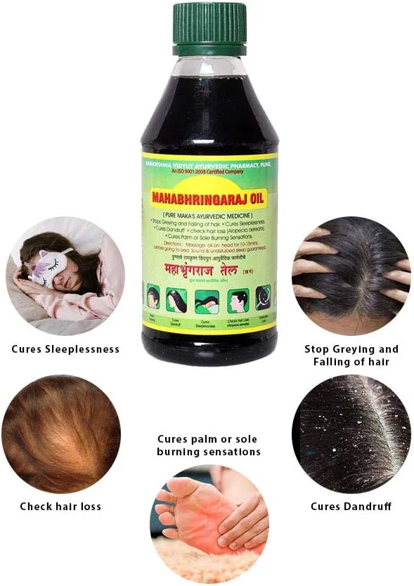 روغن ماساژ پوست سر ماهابهرینگراج راماکریشنا فارما، 200 میلی لیتر