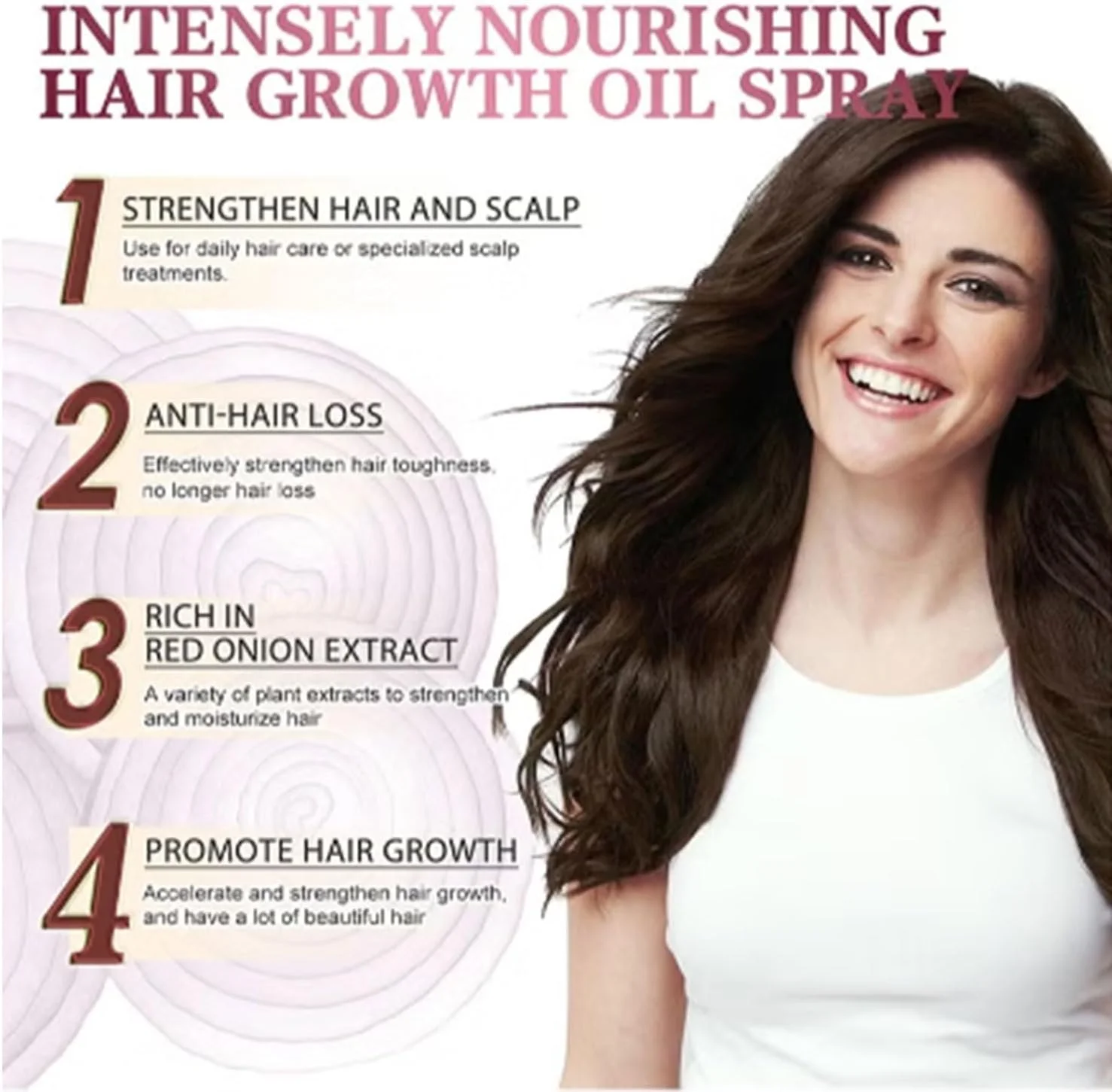 روغن مو پیاز قرمز ممتاز Makbeaty، اسپری ضخیم کننده پیاز 30 میلی لیتری روغن مو با عصاره پیاز، محصولات رشد مو پیاز برای مردان و زنان، رشد سریع ضد ریزش مو (2 عدد)