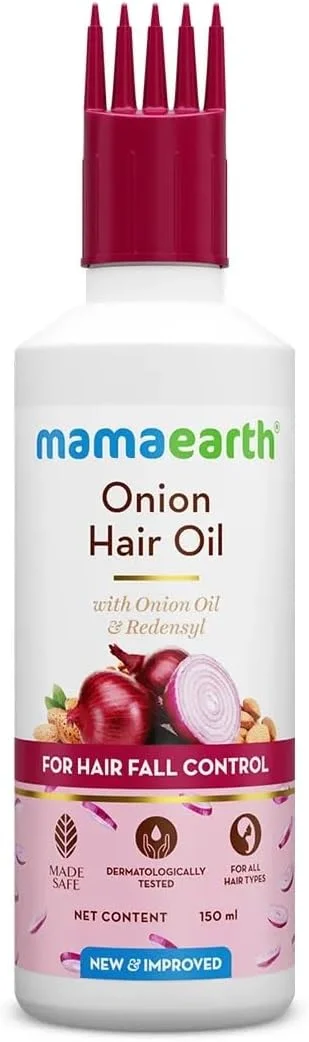 روغن مو پیاز ماماارت برای رشد مو و کنترل ریزش مو | حاوی روغن پیاز، روغن بادام و ردنسيل | تقویت کننده ریشه، افزایش دهنده تراکم و ترمیم کننده آسیب | غیر چسبنده و مغذی | 150 میلی لیتر