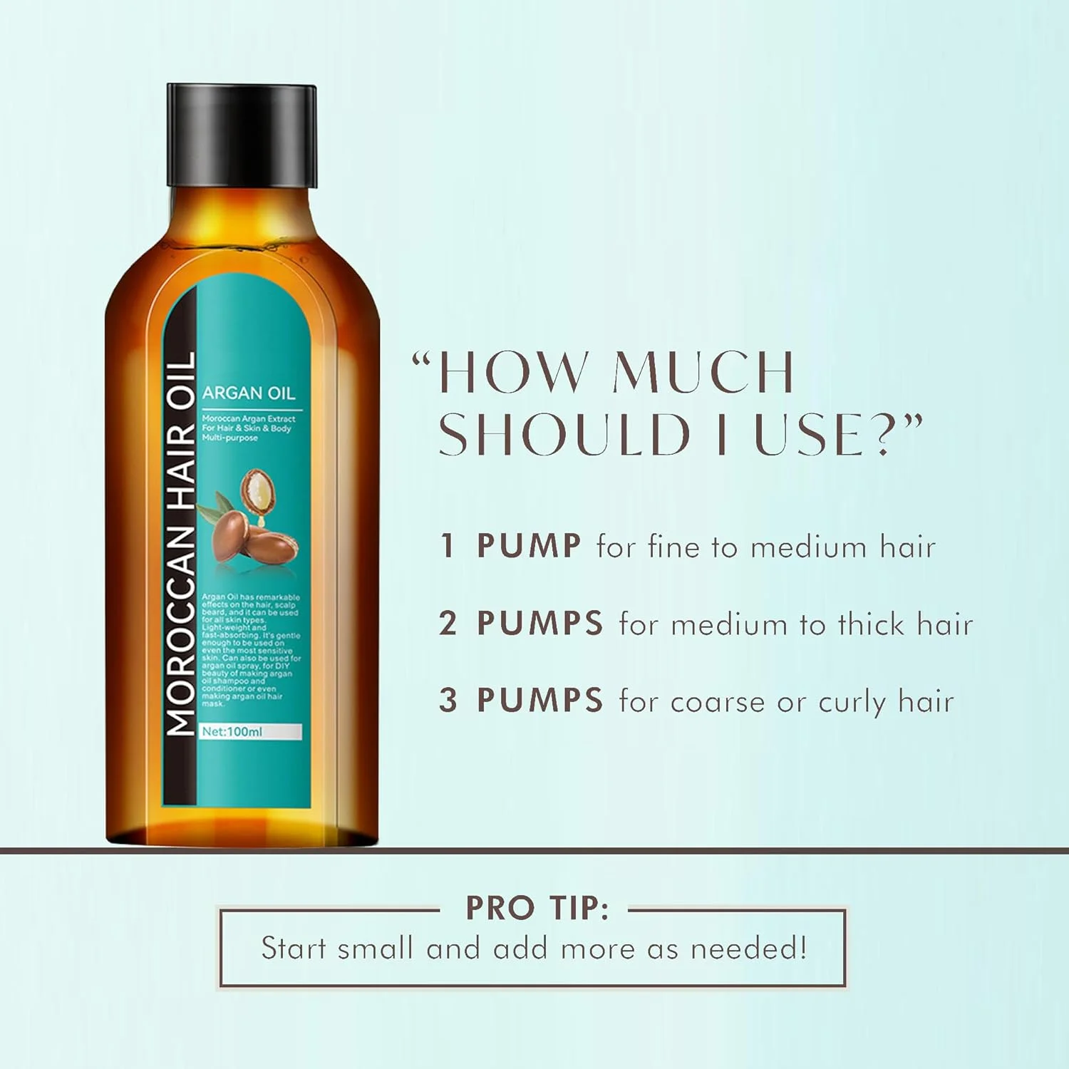 روغن آرگان، روغن آرگان مراکشی برای مو، پوست و بدن، چند منظوره، روغن آرگان اثرات قابل توجهی بر مو، پوست سر و ریش دارد و می تواند برای انواع پوست استفاده شود، 100 میلی لیتر