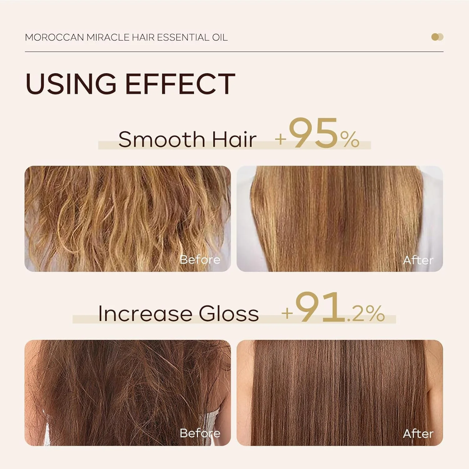 روغن آرگان مراکشی، فرمول ۱۰۰% طبیعی روغن آرگان برای آبرسانی عمیق، کنترل وز و ترمیم موخوره، بدون پارابن و سولفات، ۱۰۴ میلی لیتر