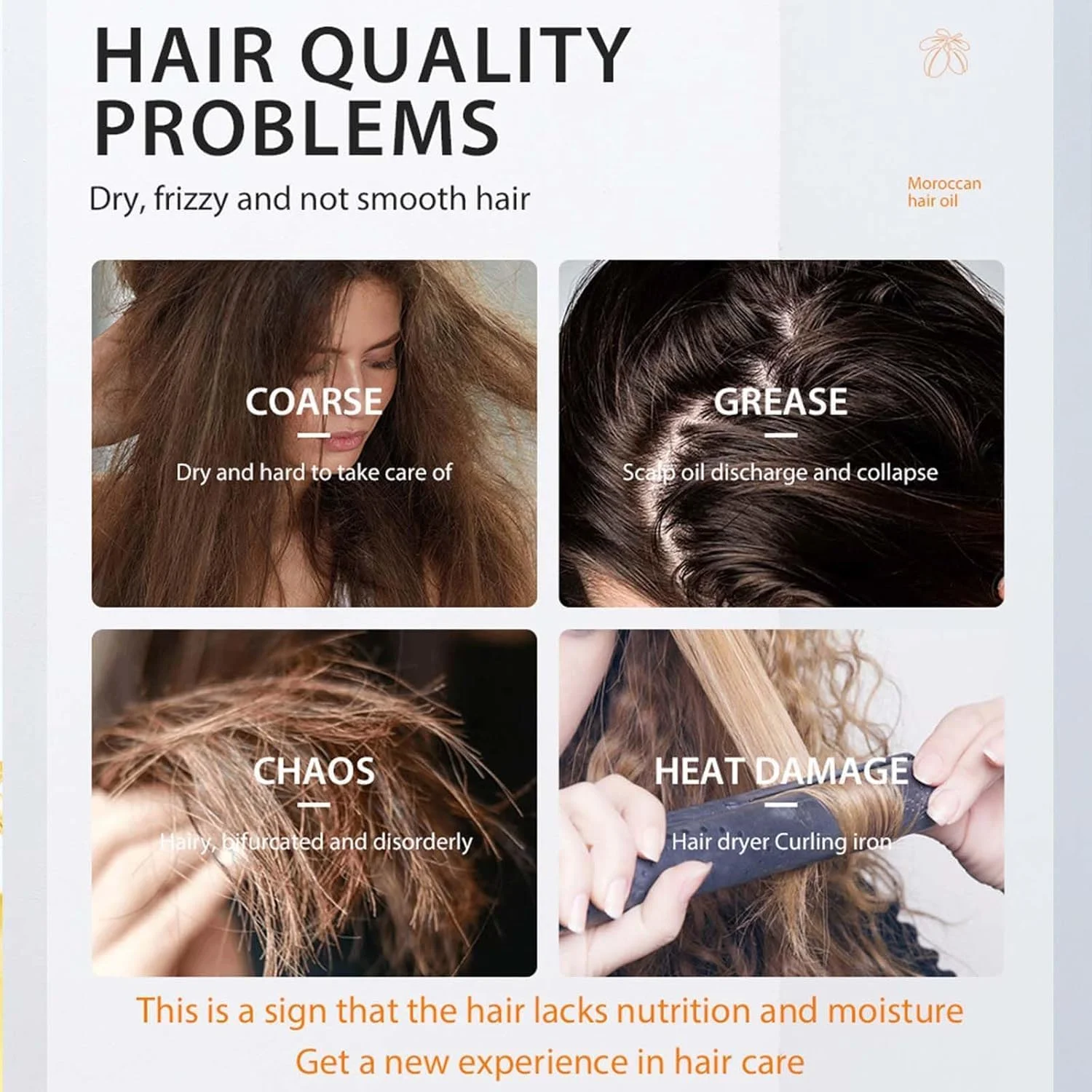 روغن آرگان مراکشی برای مو، حجم ۱۰۴ میلی لیتر، روغن مغذی برای موهای خشک و آسیب دیده، صورت، بدن و پوست سر، فرمول سبک، ترمیم کننده موخوره و بازگرداننده درخشش، آبرسان بدون ایجاد چربی