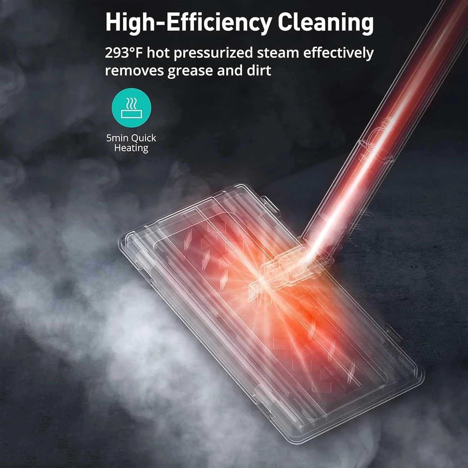 دستگاه تمیز کننده بخار با دمای بالا - تمیز کننده بخار خانگی 2000 وات با مخزن 1.6 لیتری، 50 دقیقه زمان کارکرد، برای چربی آشپزخانه، کف، شیشه، فرش و موارد دیگر دستگاه تمیز کننده بخار با دمای بالا - تمیز کننده بخار خانگی 2000 وات با مخزن 1.6 لیتری، 50 دقیقه زمان کارکرد، برای چربی آشپزخانه، کف، شیشه، فرش و موارد دیگر