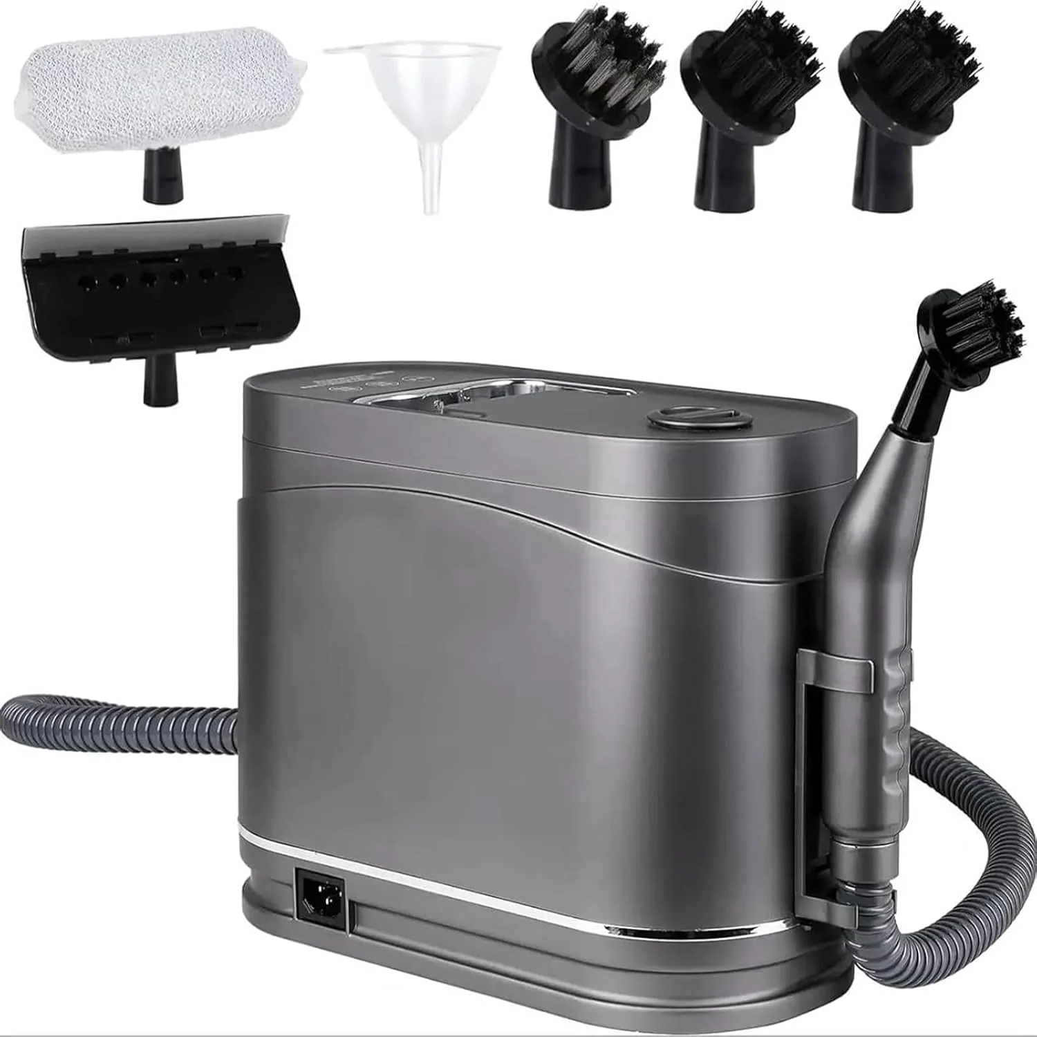 بخارشوی HLGKBY برای تمیزکاری، بخارشوی چند منظوره 1500 واتی، 2 حالت تمیزکاری، مخزن آب 1.2 لیتری، بخارشوی دستی 105-120 درجه سانتیگراد، با سر برس، برای فرش و روکش، کف، کاشی، ماشین، کفش بخارشوی HLGKBY برای تمیزکاری، بخارشوی چند منظوره 1500 واتی، 2 حالت تمیزکاری، مخزن آب 1.2 لیتری، بخارشوی دستی 105-120 درجه سانتیگراد، با سر برس، برای فرش و روکش، کف، کاشی، ماشین، کفش