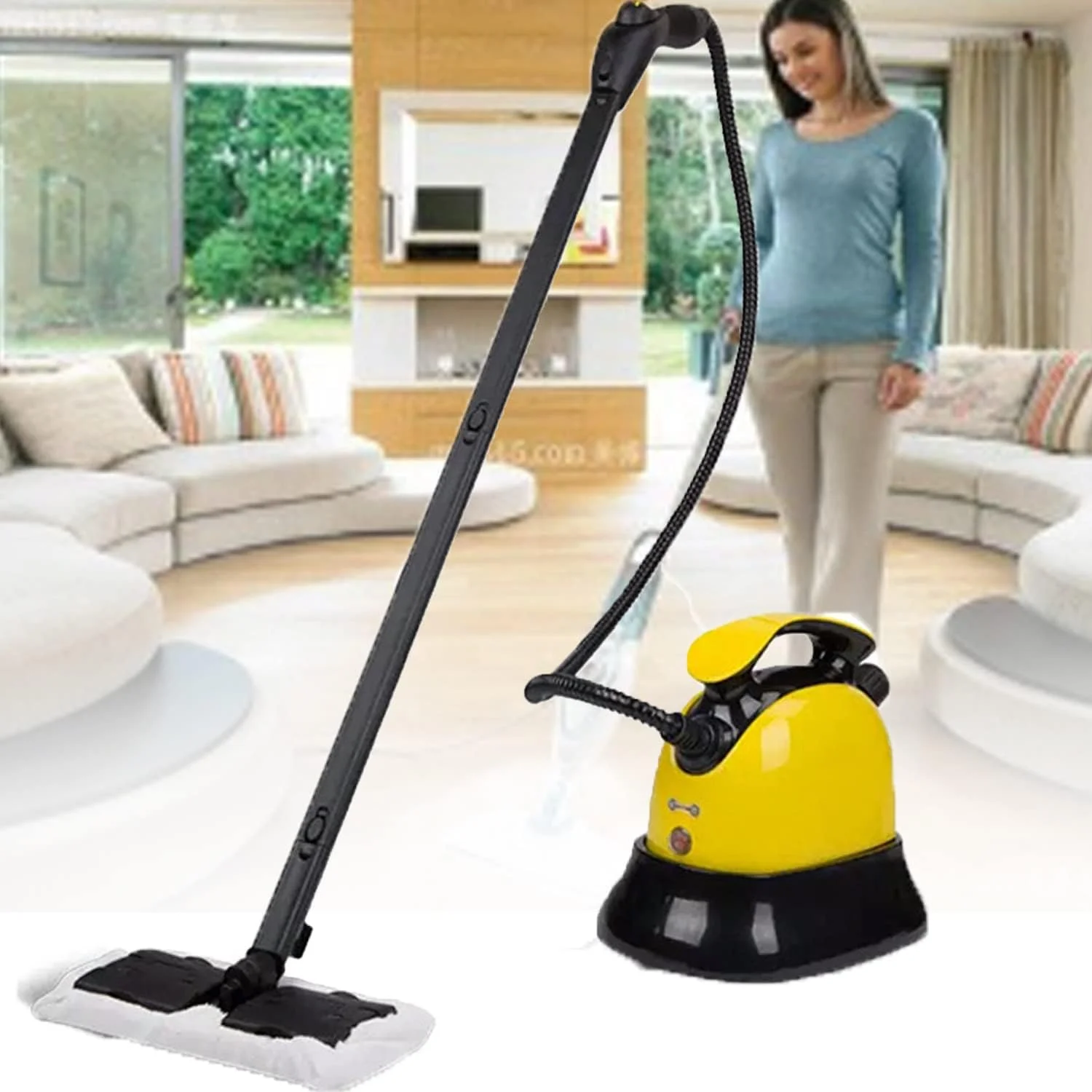 بخارشوی HJIHVGU - قدرتمندترین بخارشوی خانگی و حرفه ای، بدون مواد شیمیایی، ضدعفونی کننده، بخارشوی قابل حمل برای تمیز کردن عمیق کف، ماشین، مبلمان روکش دار، حمام، پنجره ها بخارشوی HJIHVGU - قدرتمندترین بخارشوی خانگی و حرفه ای، بدون مواد شیمیایی، ضدعفونی کننده، بخارشوی قابل حمل برای تمیز کردن عمیق کف، ماشین، مبلمان روکش دار، حمام، پنجره ها