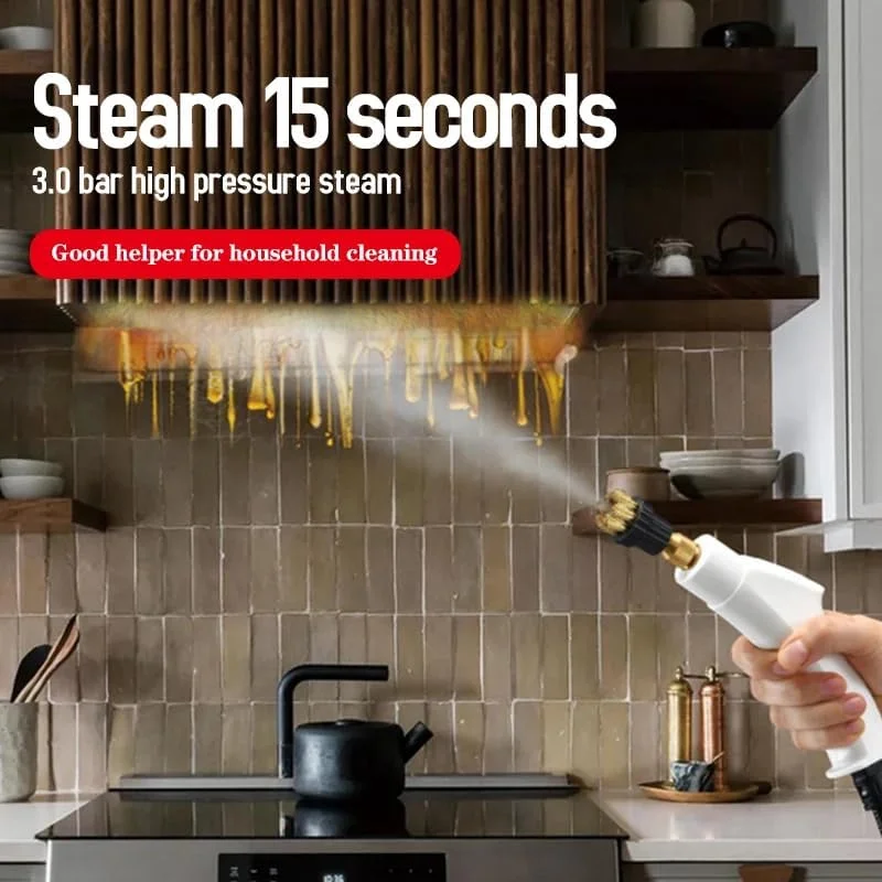 بخارشوی پرفشار قابل حمل 2500 واتی – بخارشوی دستی برای خانه، آشپزخانه، خودرو، اثاثه یا لوازم داخلی و کاشی – مخزن 1200 میلی لیتری، تمیز کردن بدون مواد شیمیایی – دستگاه بخار محمول برای کاناپه، صندلی خودرو، کف بخارشوی پرفشار قابل حمل 2500 واتی – بخارشوی دستی برای خانه، آشپزخانه، خودرو، اثاثه یا لوازم داخلی و کاشی – مخزن 1200 میلی لیتری، تمیز کردن بدون مواد شیمیایی – دستگاه بخار محمول برای کاناپه، صندلی خودرو، کف