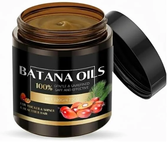 روغن باتانا نرم کننده طبیعی مو، ترمیم کننده موهای آسیب دیده، افزایش ضخامت مو برای آقایان و بانوان، 120 گرم