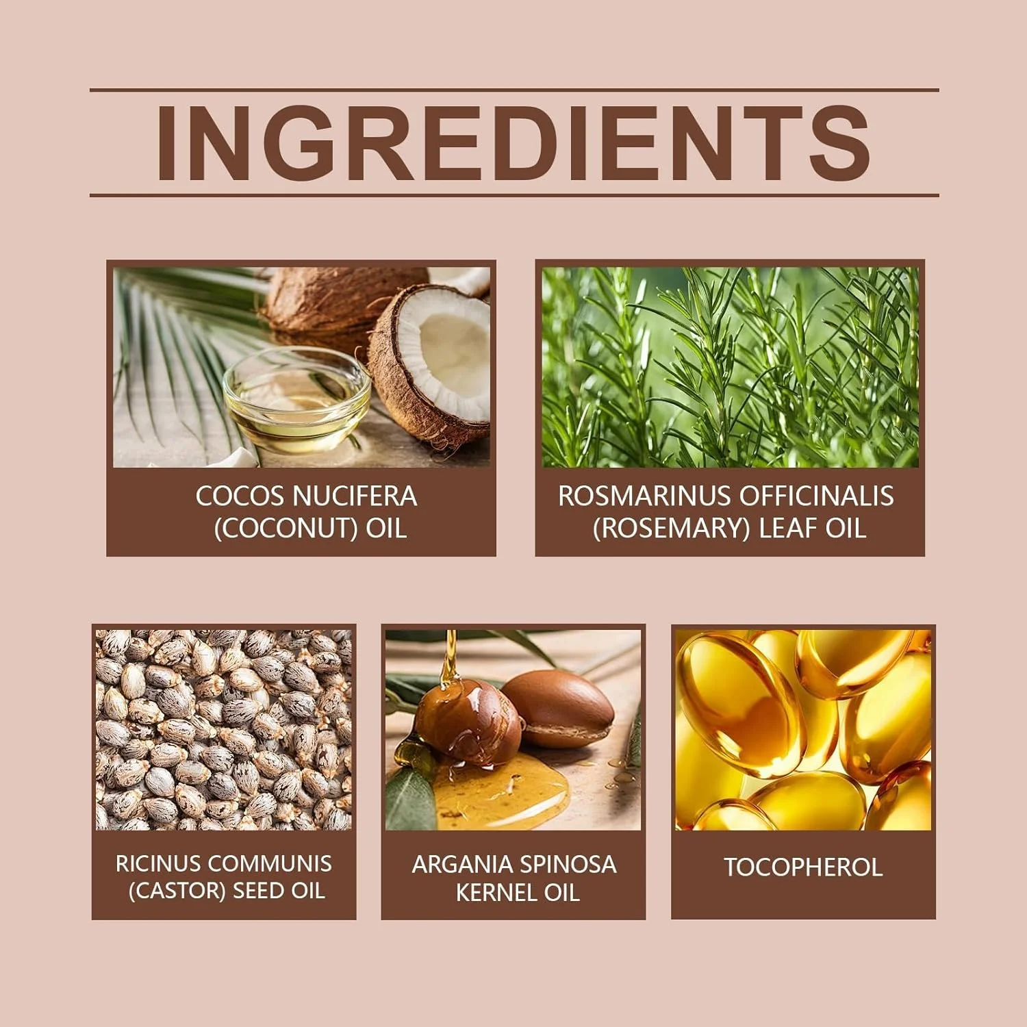 روغن تقویت کننده طبیعی مو با قهوه سبز و روغن های خالص، فرمول ضخیم کننده مو آزونی برای آقایان و بانوان، غنی شده با روغن های رزماری، کرچک، آرگان و آووکادو برای جلوگیری از ریزش مو و پرپشت شدن مو (60 میلی لیتر)