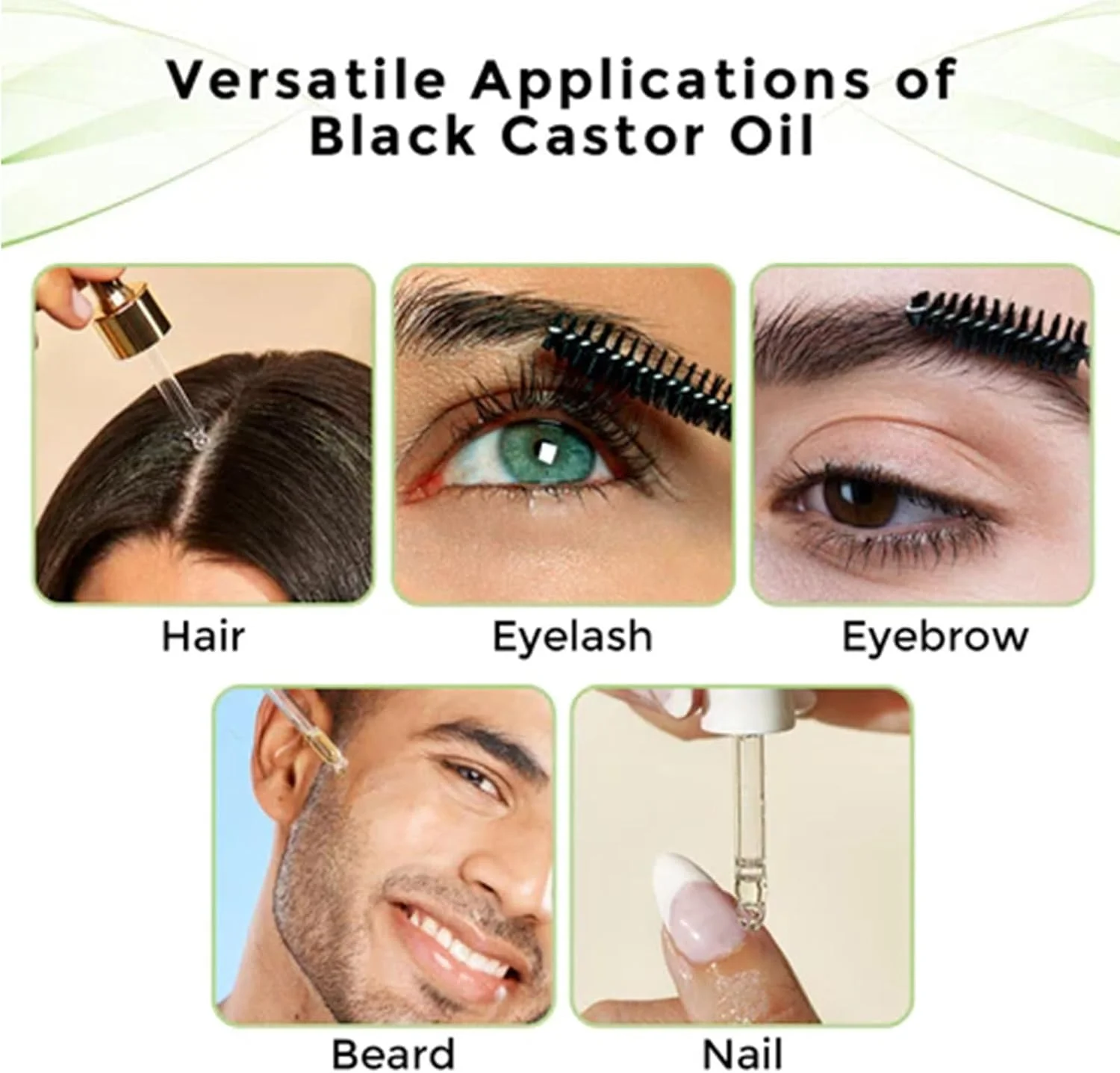 مخلوط روغن باتانا و کرچک برای رشد مو، روغن درمان موی طبیعی و ارگانیک برای تقویت ریشه، افزایش ضخامت مو، ترمیم موهای آسیب دیده، ایده آل برای استفاده روزانه و تغذیه پوست سر