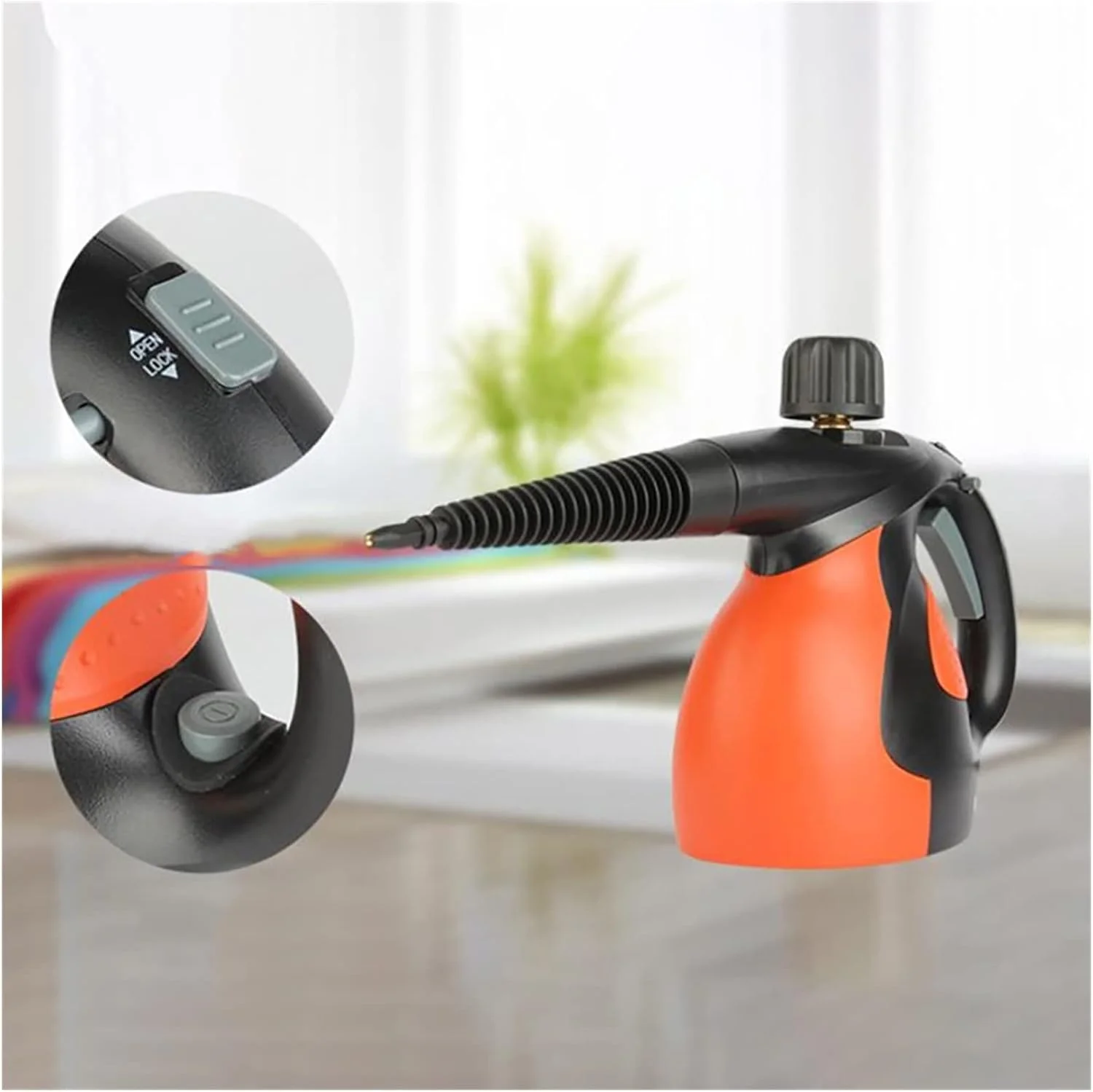 بخارشوی خانگی فشار قوی JHQWIDD، دستگاه تمیز کننده بخار با دمای بالا برای ضد عفونی و استریلیزاسیون فرش و تمیز کردن کل خانه، چند منظوره