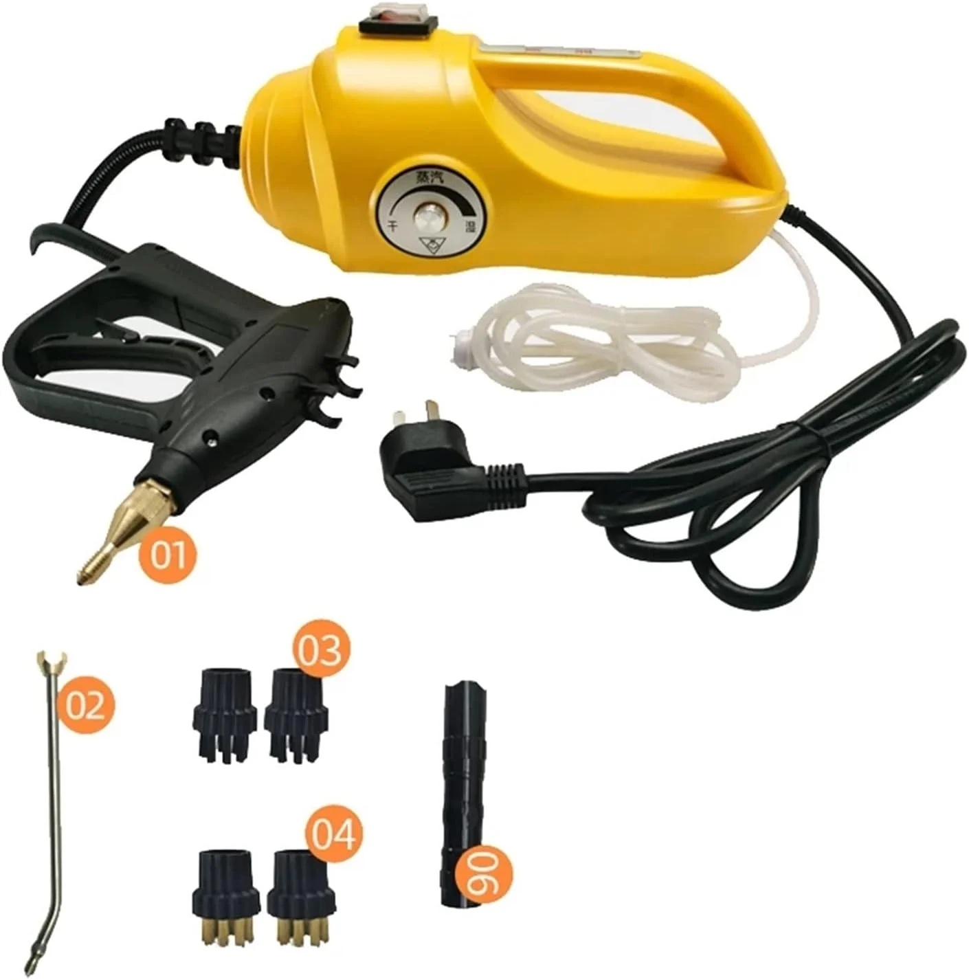 دستگاه بخارشوی دستی، دستگاه تمیز کننده فشار قوی خانگی، تجهیزات تمیز کردن تهویه مطبوع و هود آشپزخانه برای اثاثیه (زرد) دستگاه بخارشوی دستی، دستگاه تمیز کننده فشار قوی خانگی، تجهیزات تمیز کردن تهویه مطبوع و هود آشپزخانه برای اثاثیه (زرد)