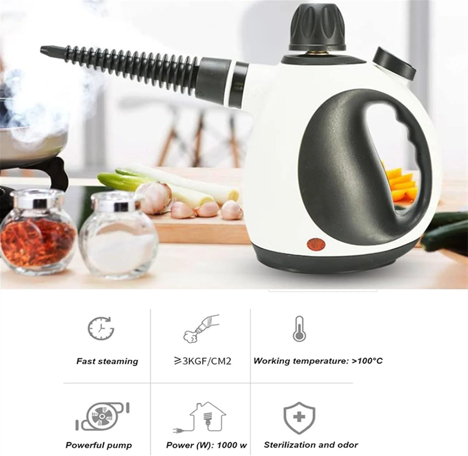 دستگاه تمیز کننده بخار، فشار قوی و دمای بالا، دستگاه تمیز کننده متحرک بخار، پمپاژ اتوماتیک، استریلیزاسیون و ضد عفونی کننده