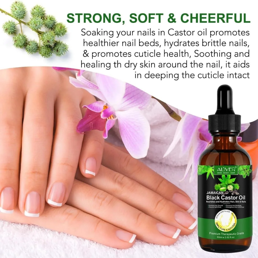 روغن کرچک ارگانیک NIKITA.VIVI به همراه ماساژور پوست سر برای رشد مو (2x60ml)، روغن کرچک 100% خالص با پرس سرد برای پوست، ناخن، رشد مو، ابرو و مژه، رویش مجدد مو و جلوگیری از ریزش مو