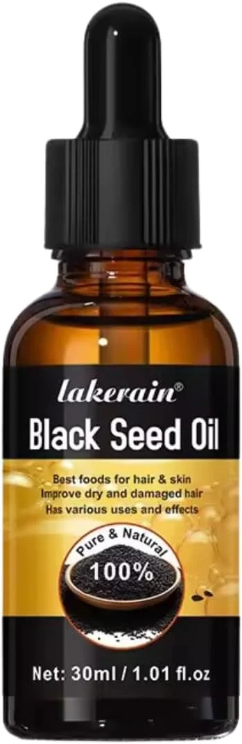 روغن دانه سیاه نیکیتا ویوی (30 میلی لیتر) | روغن دانه سیاه ارگانیک 100% خالص و طبیعی برای رشد مو و مراقبت از پوست | مرطوب کننده مو و پوست | ترمیم موهای خشک و آسیب دیده | تقویت کننده مو