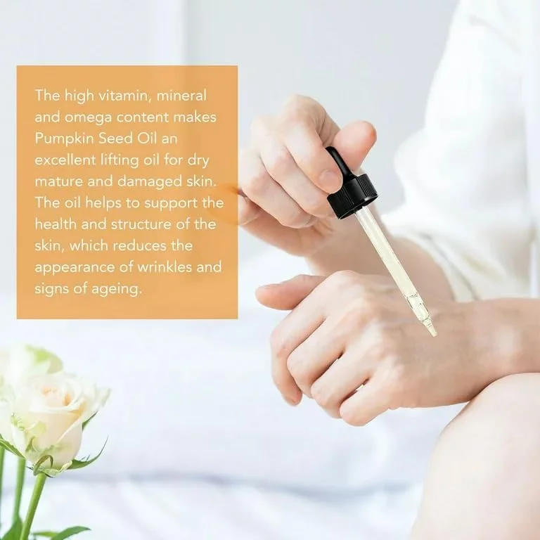 روغن دانه کدو تنبل نیکتا ویوی برای رشد مو به همراه غلطک میکرونیدل و ماساژور پوست سر (60 میلی لیتر) | 100% ارگانیک پرس سرد برای سرم رشد ابرو، مژه و ریش