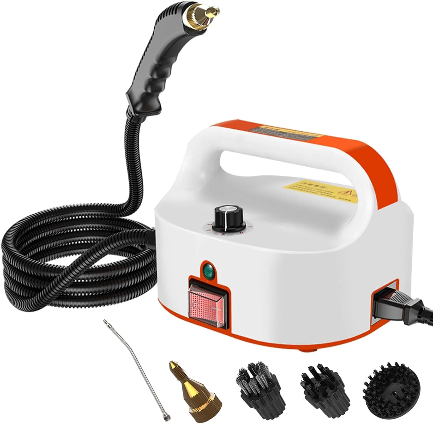 KASTWAVE Portable Steam Cleaner, High Temperature Steamer for Cleaning Bed Bugs, steam cleaner for mattress, Car Detailing, Couch,Furniture, Upholstery, Kitchen, Bathroom, Grout and Tile