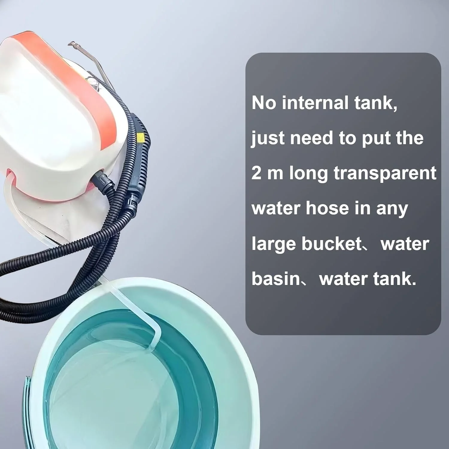 KASTWAVE Portable Steam Cleaner, High Temperature Steamer for Cleaning Bed Bugs, steam cleaner for mattress, Car Detailing, Couch,Furniture, Upholstery, Kitchen, Bathroom, Grout and Tile