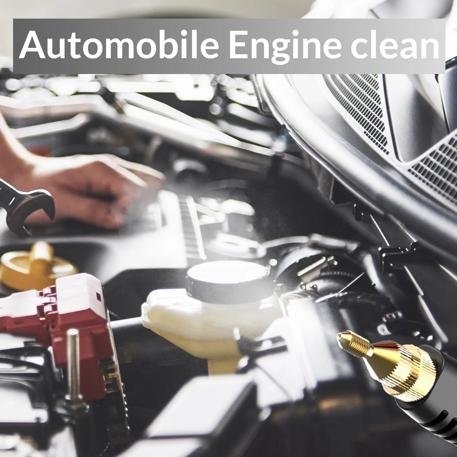 بخارشوی قابل حمل KASTWAVE، بخارشوی دمای بالا برای تمیز کردن تشک، دیتیلینگ خودرو، مبل، مبلمان، اثاثه یا لوازم داخلی، آشپزخانه، حمام، دوغاب و کاشی (سبز)