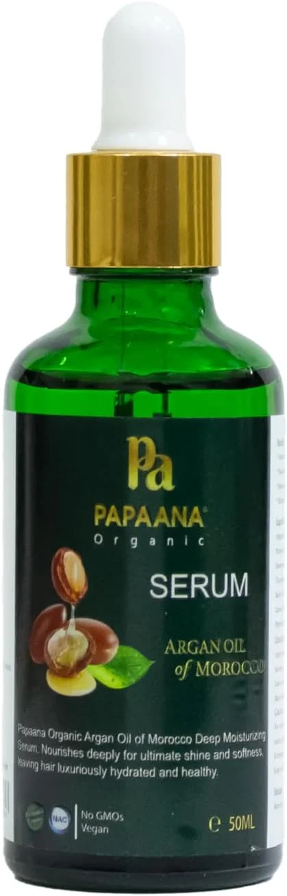 سرم مو روغن آرگان، 50 میلی لیتر، درمان مرطوب کننده عمیق برای موهای خشک و آسیب دیده