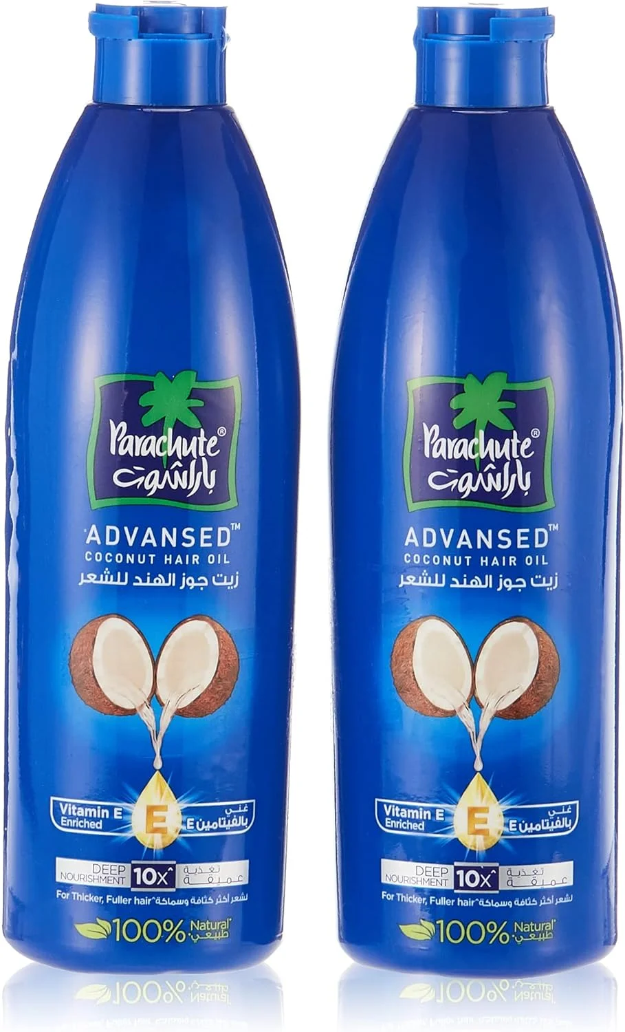 روغن نارگیل پیشرفته پاراشوت حاوی ویتامین ای 300 میلی لیتر (بسته 2 عددی)