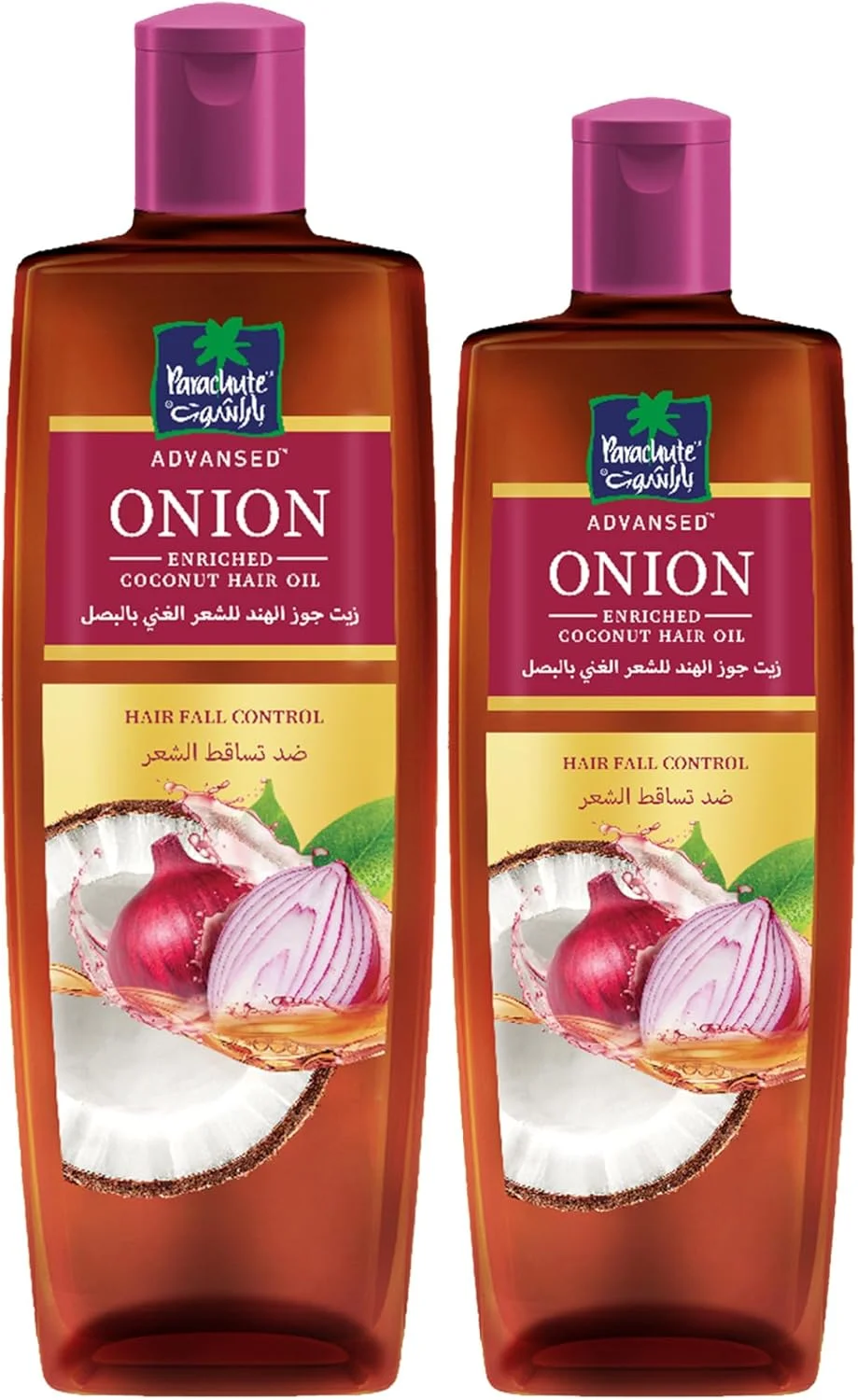 روغن موی پیاز پاراشوت ادونسد | برای کاهش ریزش مو | 300 میلی لیتر + 200 میلی لیتر
