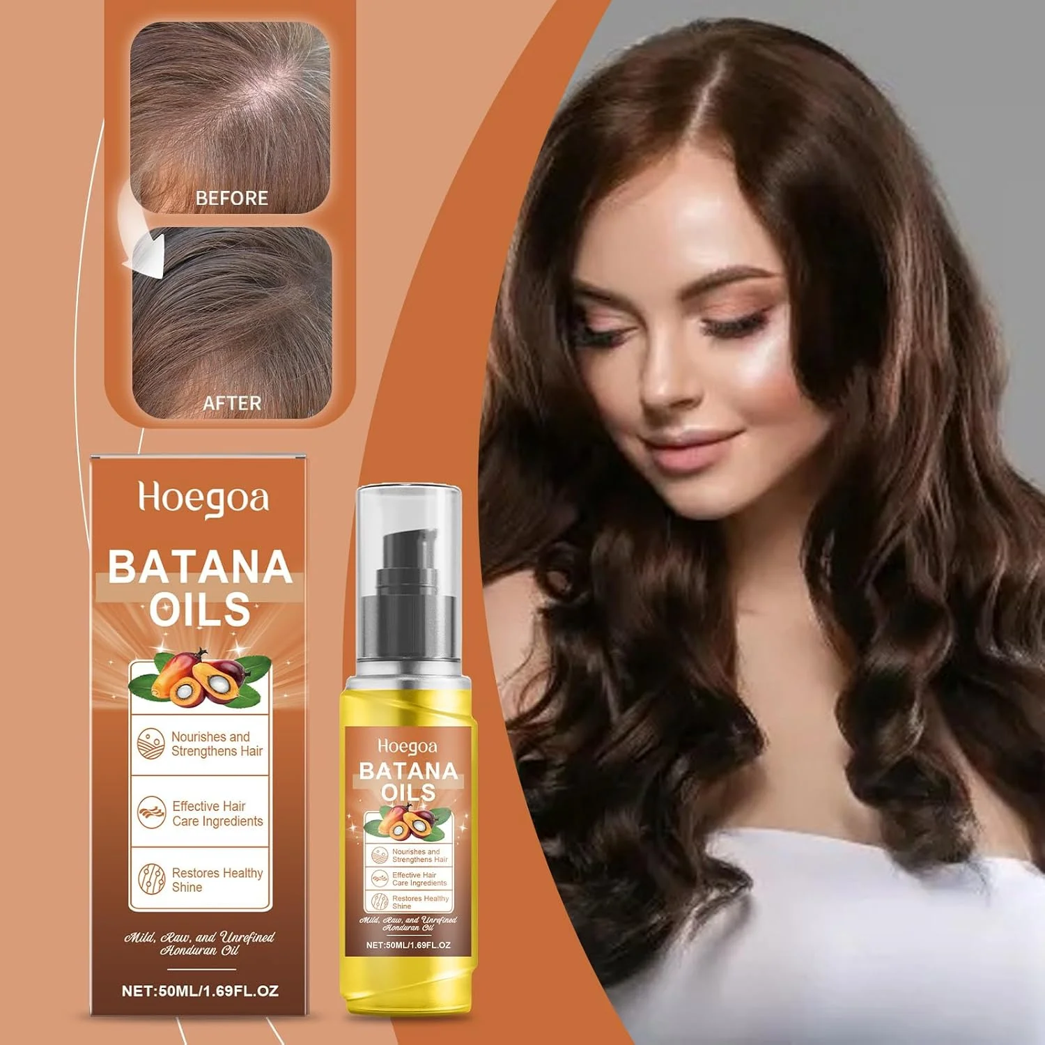 روغن باتانا برای رشد مو، ترکیب 4 در 1 با رزماری، کرچک و دانه کدو تنبل. به طور عمیق موهای آسیب دیده را ترمیم می کند، رشد جدید را تحریک می کند، درخشندگی را افزایش می دهد و موها را با هر بار استفاده ضخیم تر می کند.