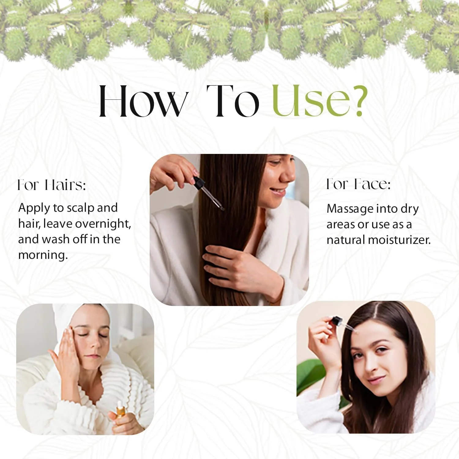 روغن اکسیر کرچک جامائیکایی SANOOR Glow | 100% خالص (60 میلی لیتر) | غنی شده با مواد مغذی کره مو خالص | پرس سرد | دارای تاییدیه FDA